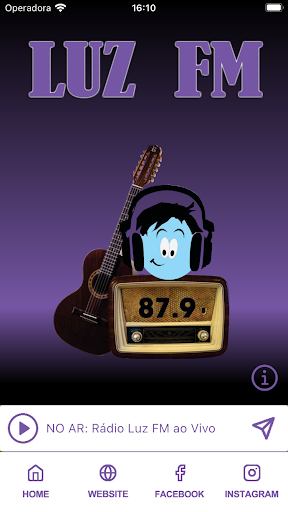 Android application Rádio Luz FM screenshort