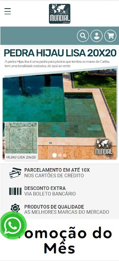 Android application Pedras Mundial screenshort