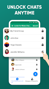 أفضل تطبيق لقفل دردشة WhatsApp لنظام Android poster