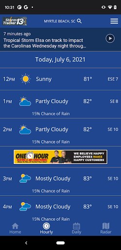 News13 WBTW Weather Radar Screen 3