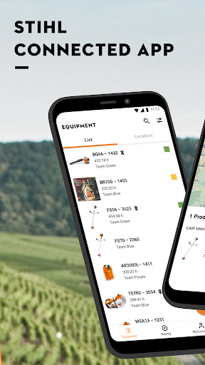 Android application STIHL connected screenshort