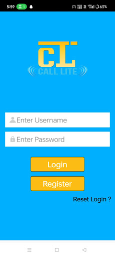 Android application Call Lite v6 screenshort