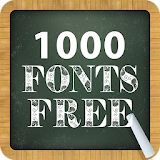1000 Fonts Free icon