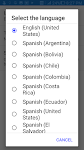 screenshot of Languages pronunciation