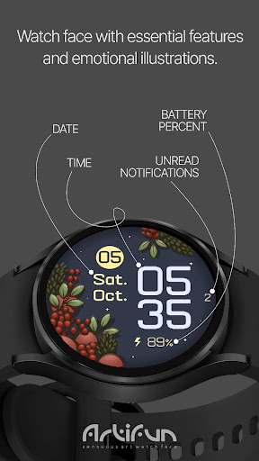 artifun.christmas4.watchface screenshot 3