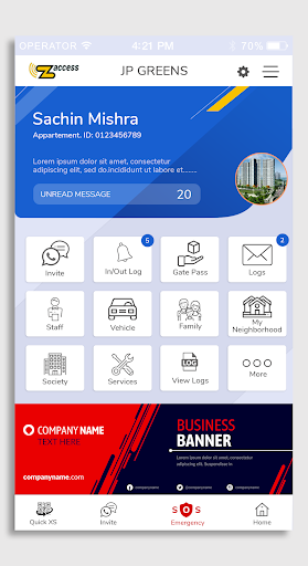 zAccess Screen 3