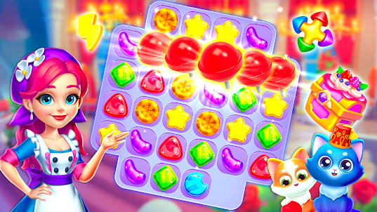 Fun Puzzle Game: Candy World
