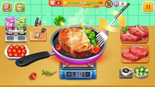 تحميل لعبة Crazy Kitchen APK مهكرة آخر إصدار للأندرويد 2