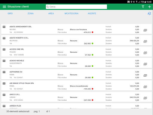 TeamSystem SALES App Screen 2