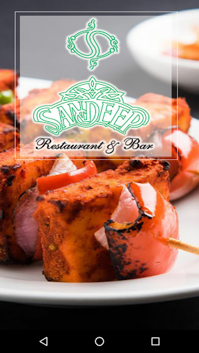 Android application Sandeep Restaurant screenshort