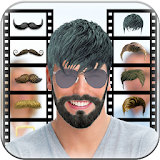 Hair and mustache changer icon