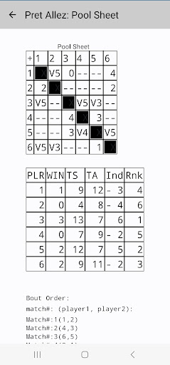 PretAllez Fencing Referee Screen 3