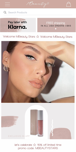Android application MBeauty screenshort