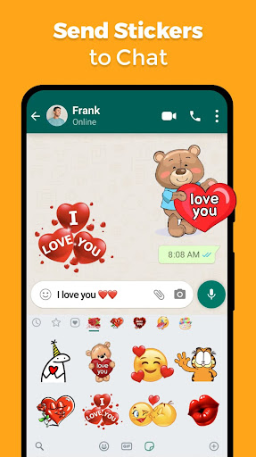 Android application GIF Sticker & WAsticker screenshort