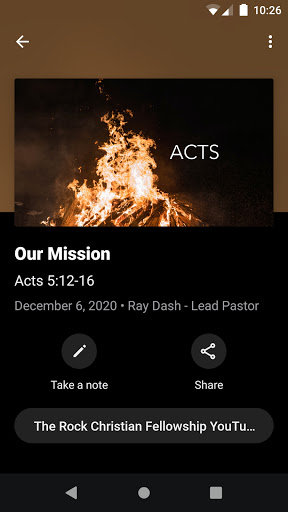 Rock Christian Fellowship Screen 3