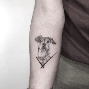 개 문신