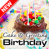 Birthday Cake Greeting Message icon