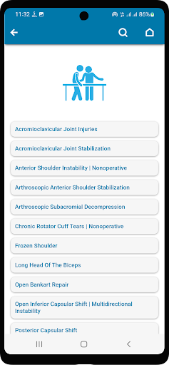 Physical Therapy Learning Screen 3