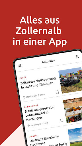 Android application Zollern-Alb-Kurier E-Paper screenshort