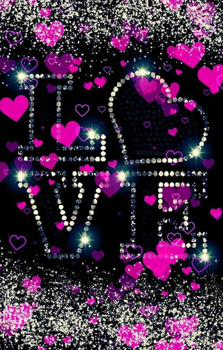 Glitter heart Cool Wallpapers Screen 2