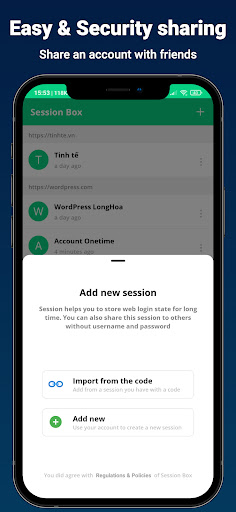 Session Box - Multi Accounts
