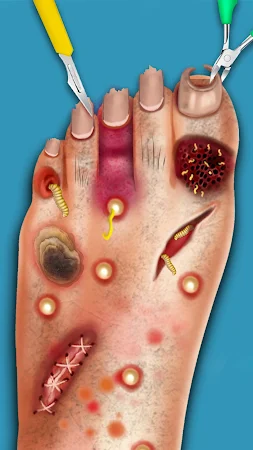 Game screenshot Foot care asmr salon makeup mod apk