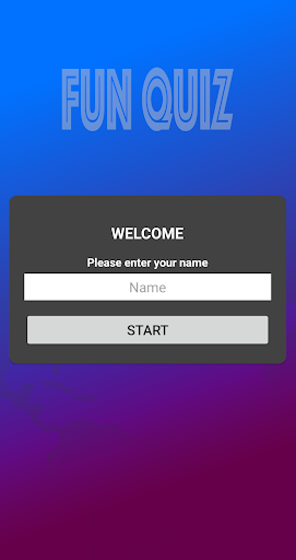 Android application Fun Quiz screenshort
