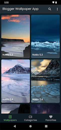 Android application 4k Wallpaper X screenshort