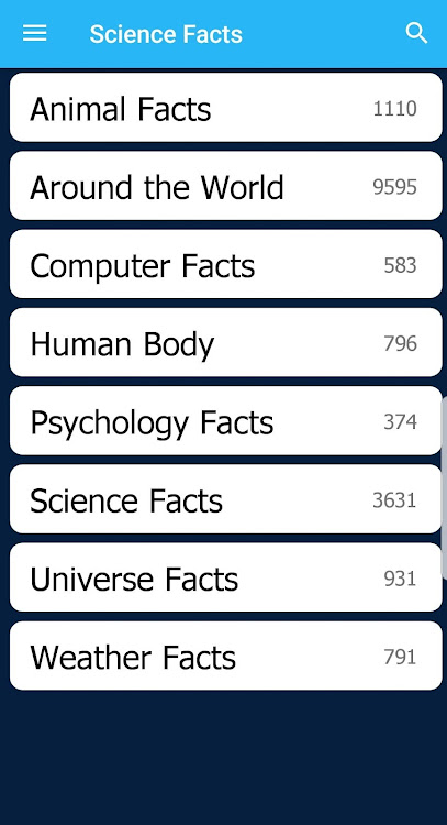 Crazy Science Facts - did you - 1.0 - (Android)