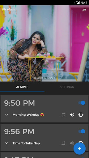 Android application Pix Alarm - Photo Clock Timer screenshort