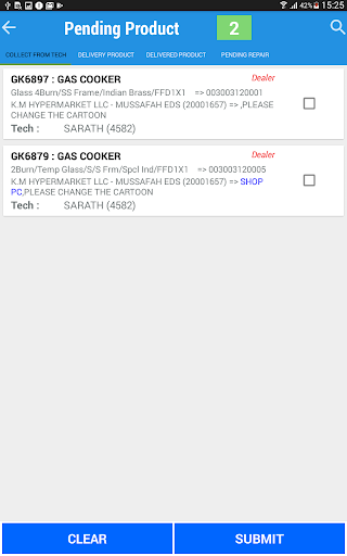 WIG SERVICE Screen 3