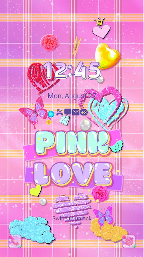 Android application YEAH! PINK LOVE - Wallpaper screenshort