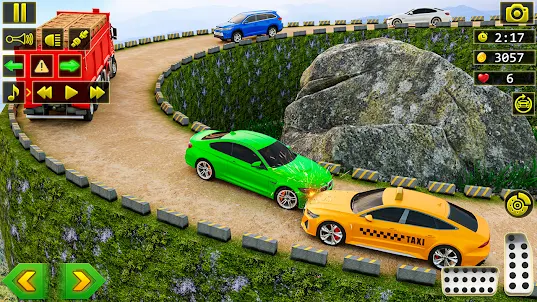 Mountain Taxi Driving Car Game