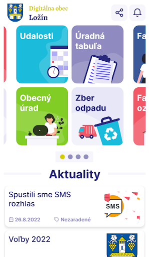 Android application Ložín screenshort