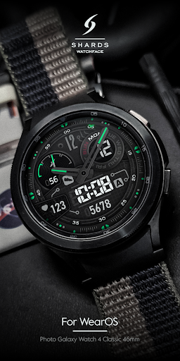 SH005 Watch Face, WearOS watch Screen 3