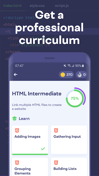 Mimo: Learn coding in HTML, JavaScript, Python