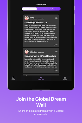 Screenshot of DreamStory AI Dream Journal