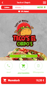 Captura 1 Taco’s el Chapo’s android