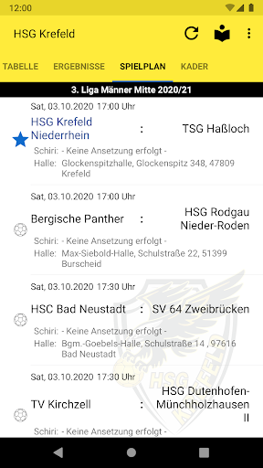 HSG Krefeld Niederrhein Screen 2