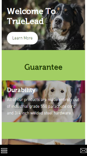 Android application TrueLead screenshort