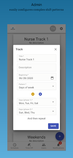 Milesoft Schedule Screen 2