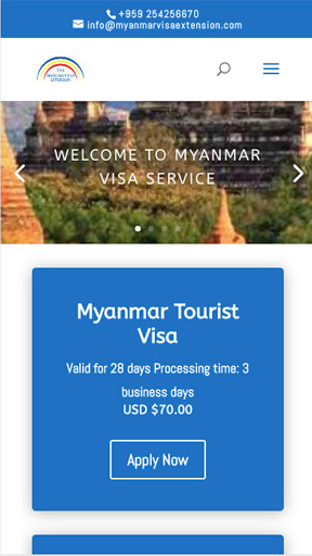 Myanmar Visa Extension Screenshot 1 - AppWisp.com