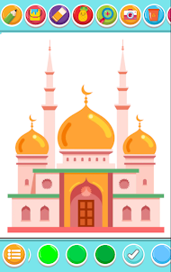 mosque coloring book