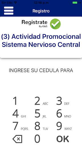 Registrate Screen 2