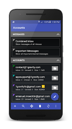 K-@ Mail Pro - Email Appのおすすめ画像1