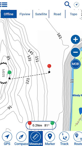 Android application Lake Austin Offline GPS Charts screenshort