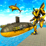 Submarine Robot Transformation: Shark Attack
