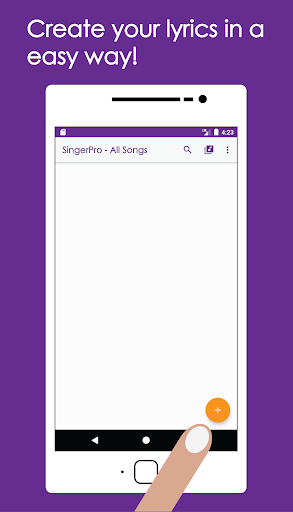 Android application SingerPro Music Teleprompter screenshort