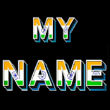 3D My Name India LWP icon