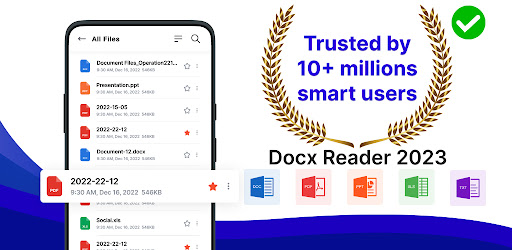 Android application Docx Reader - Office Reader screenshort